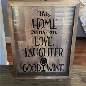 Wine cork wall art NWOT